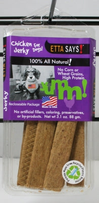 Etta Says! Snack Attack Chicken Jerky Dog Treats, 3 Oz