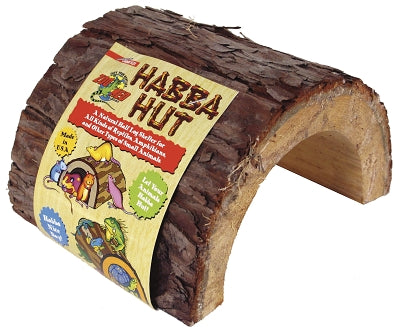 Zoo Med Laboratories Reptile Habba Hut? for Reptiles Amphibians & Small Animals Large 3.75 X 7.5 X 7 Inch