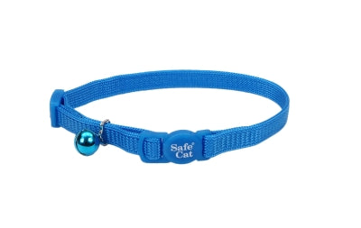 Safe Cat Adjustable Snag-Proof Nylon Breakaway Collar  Blue Lagoon