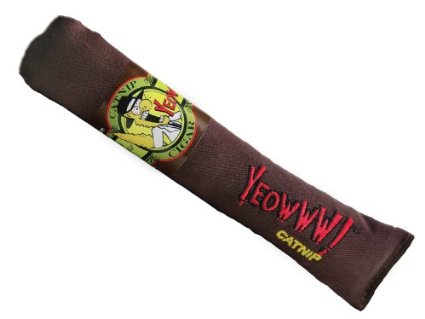 Yeowww! Cigar Brown Catnip Cat Toy