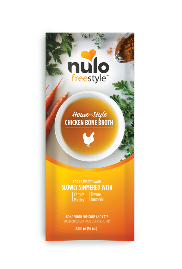 Nulo BEEF Bone Broth Topper - 2 oz Packet for Dogs & Cats - EX 2021+