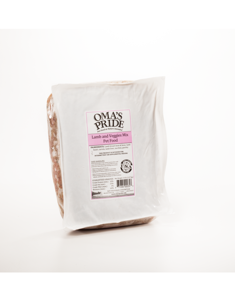 Oma's Pride Frozen Mixes Lamb Mix 5 lb