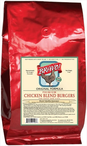 Bravo Raw Diet 294020 Bravo Frz Raw Chicken Blend Burg 5
