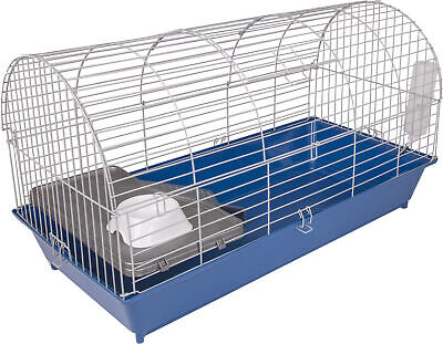 Ware Mfg. Inc. Bird/sm An-Small Animal Round Roof Cage- Blue Silver 35 Inch