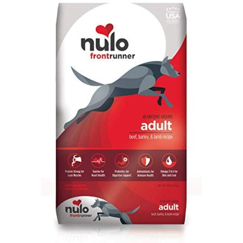 Nulo Frontrunner Beef, Barley, & Lamb Dry Dog Food, 11 lb