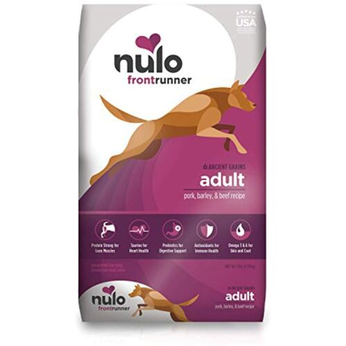 Nulo Frontrunner Pork, Barley, & Beef Dry Dog Food, 11 lb