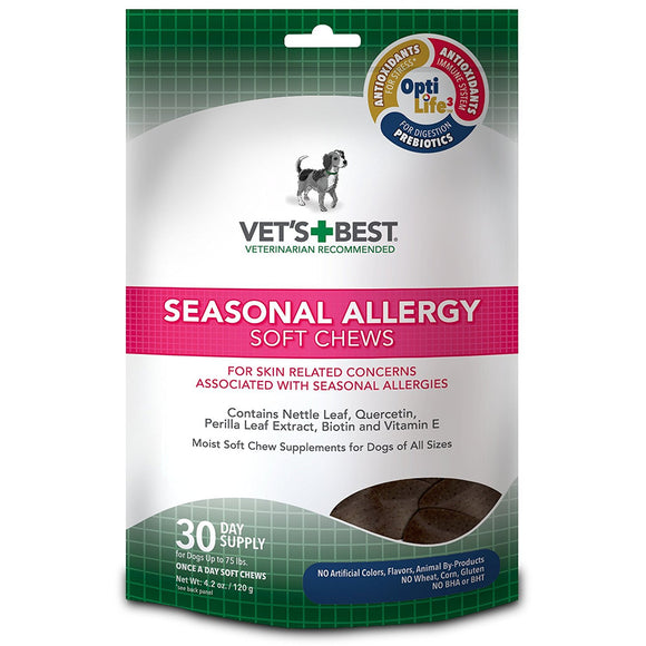 Vet's Best Seasonal Allergy Soft Chews 4.2oz