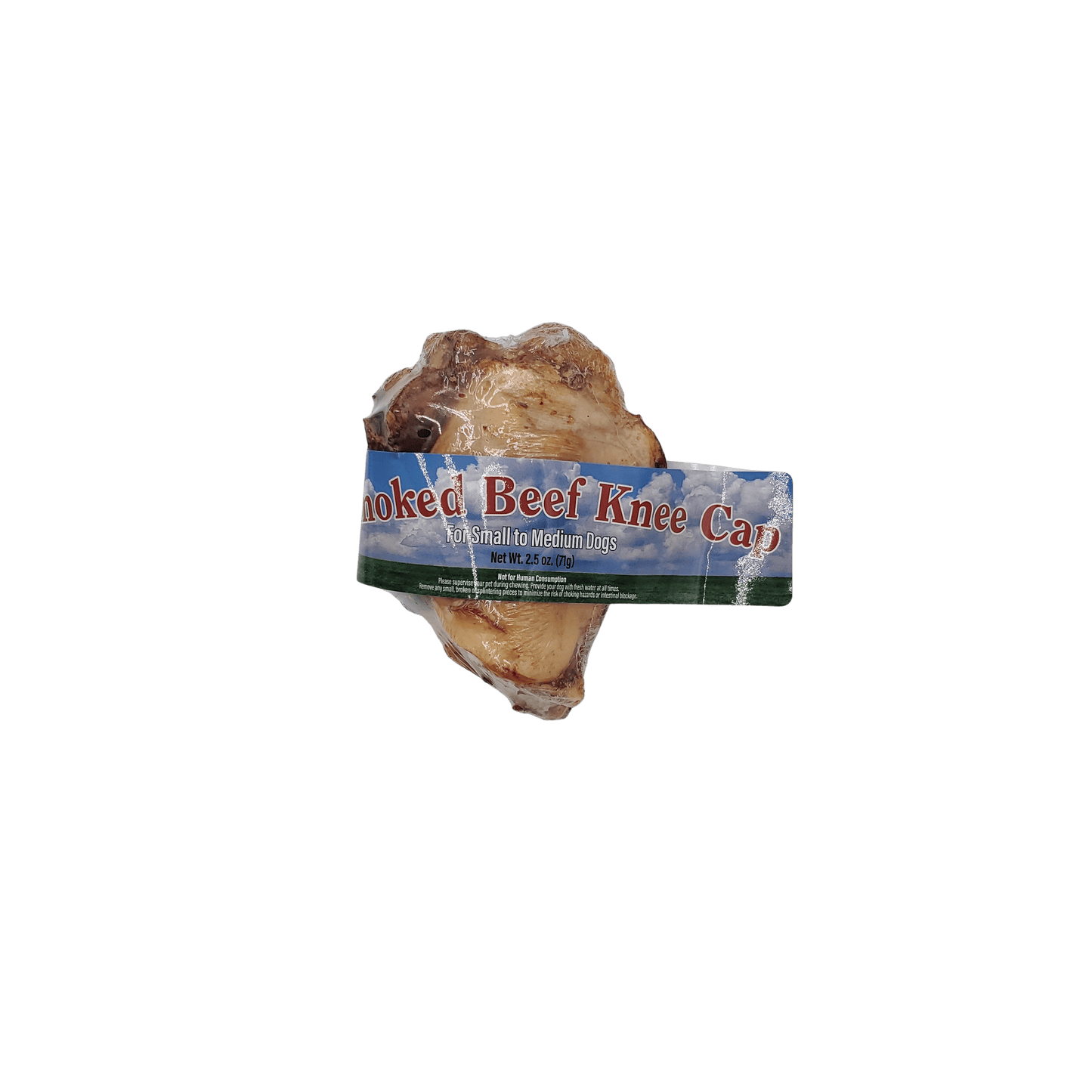 Best Buy Bones USA Smoked Beef Knee Cap Chew Treat Medium