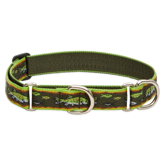 Lupine Pet Dog 1 In Wide 19-27 In Martingale Collar Original Designs Brook Trout