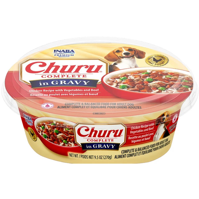 Inaba Churu Dog Food Gravy Beef Chicken 9.5 oz