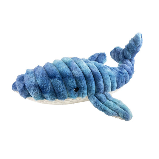 Petlou Plush Dog Toy Zoo Friends Blue Whale 26in