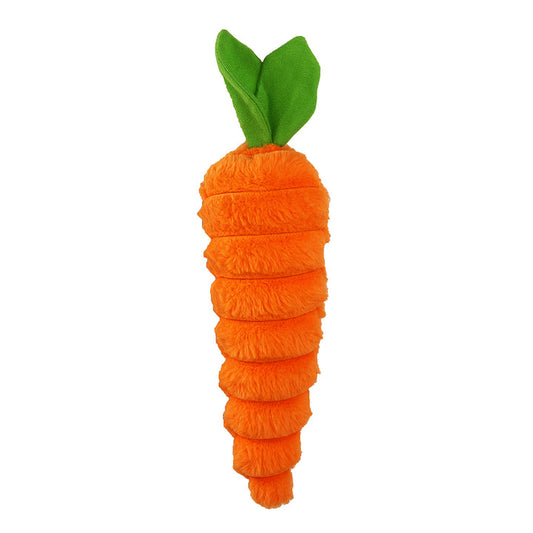 Petlou Plush Dog Toy Luxe Carrot 12in