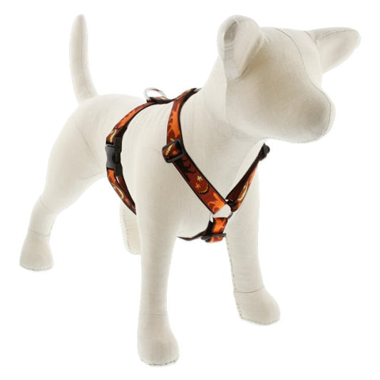 Lupine Pet Dog 1 In Wide 24-38 In Roman Harness Original Designs Shadow Hunter
