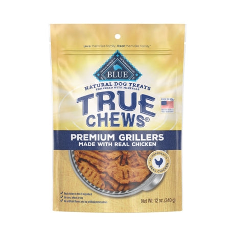 True Chews Premium Grillers Made with Real Steak Natural Dog Treats, 10oz