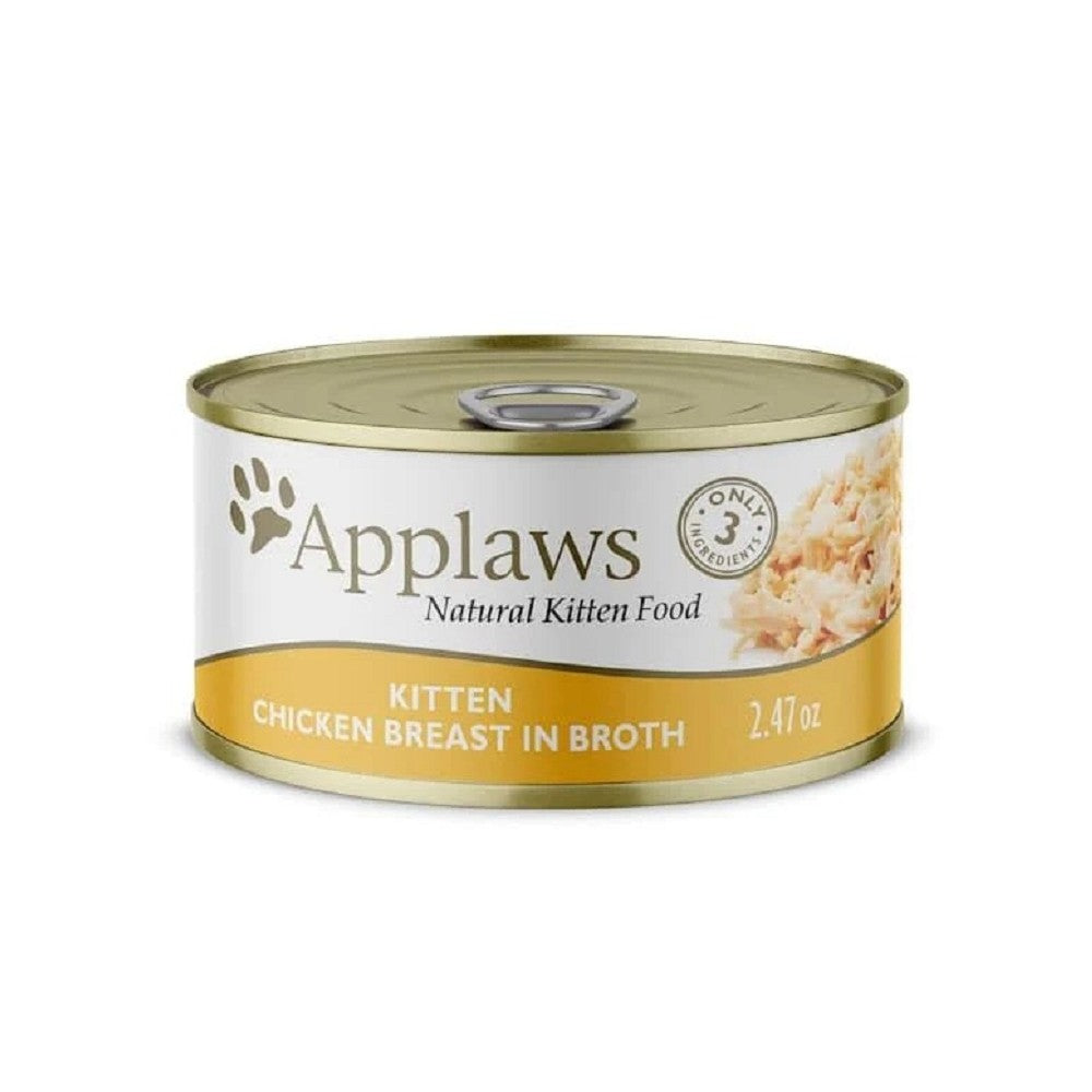 Applaws Kitten Chicken Breast Recipe In Broth Cat Can 2.47oz