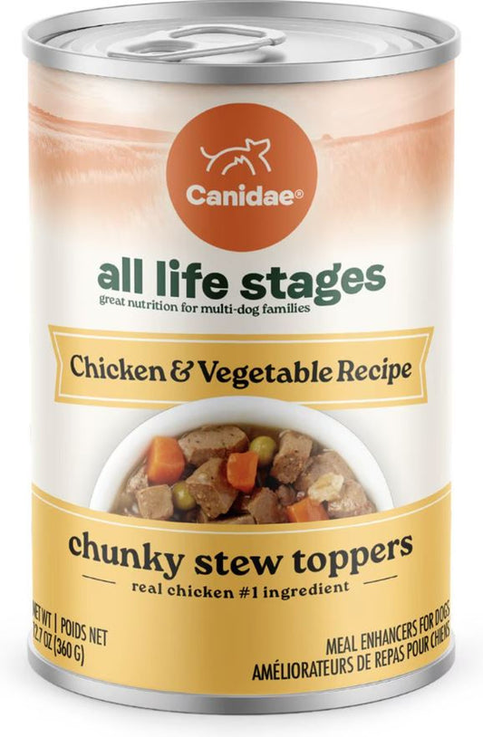 Canidae All Life Stages Chicken & Vegetable Chunky Stew Canned Dog Food 12.7oz