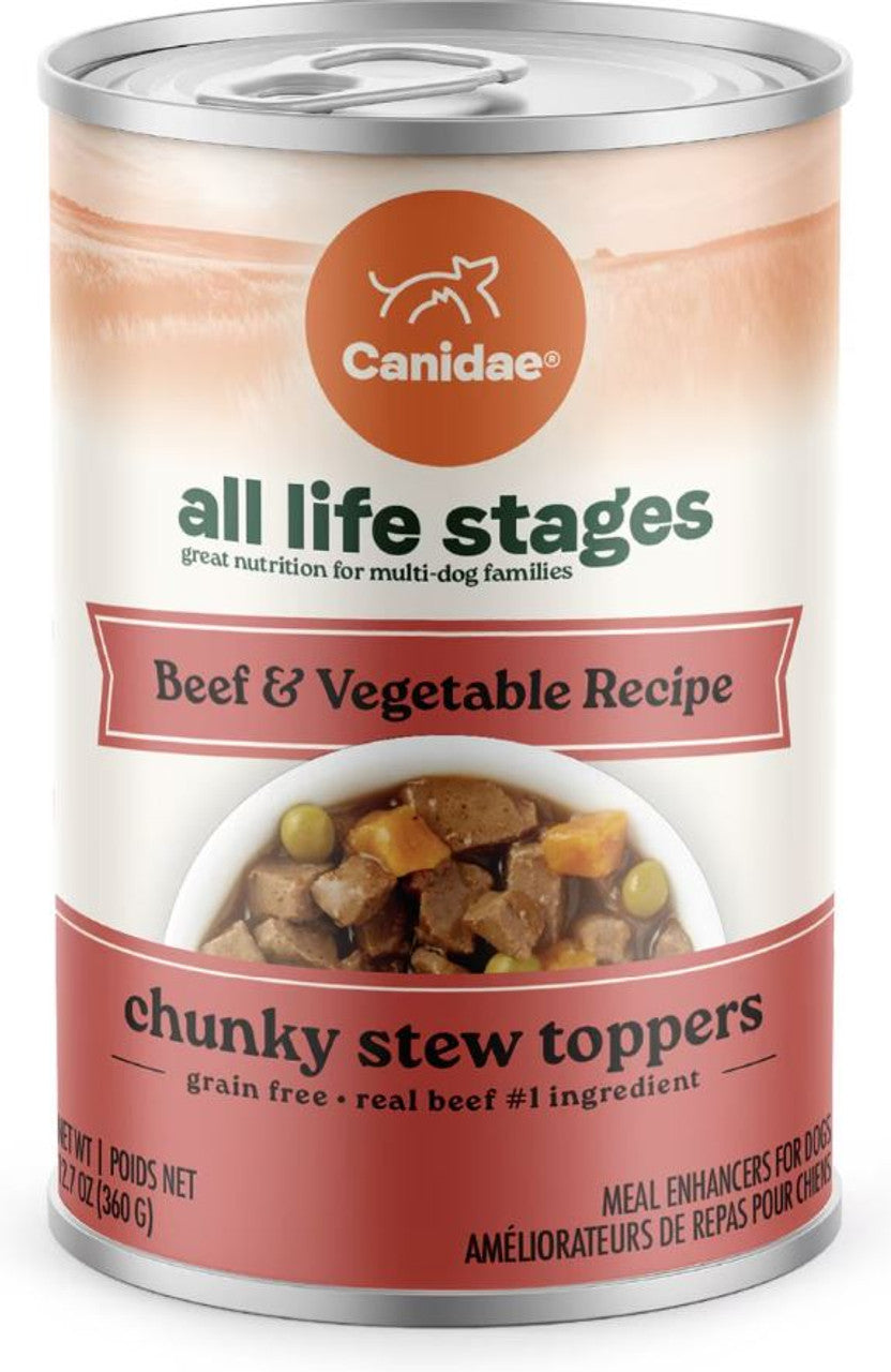 Canidae All Life Stages Beef & Vegetable Chunky Stew Canned Dog Food 12.7oz