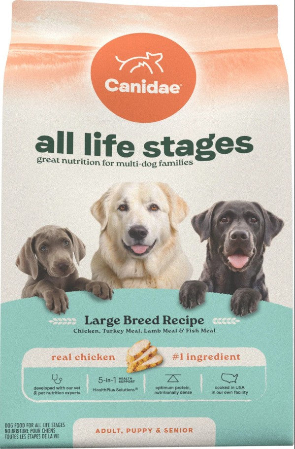 Canidae All Life Stages Large Breed Chicken Multi-Protein Dry Dog Food 40lbs