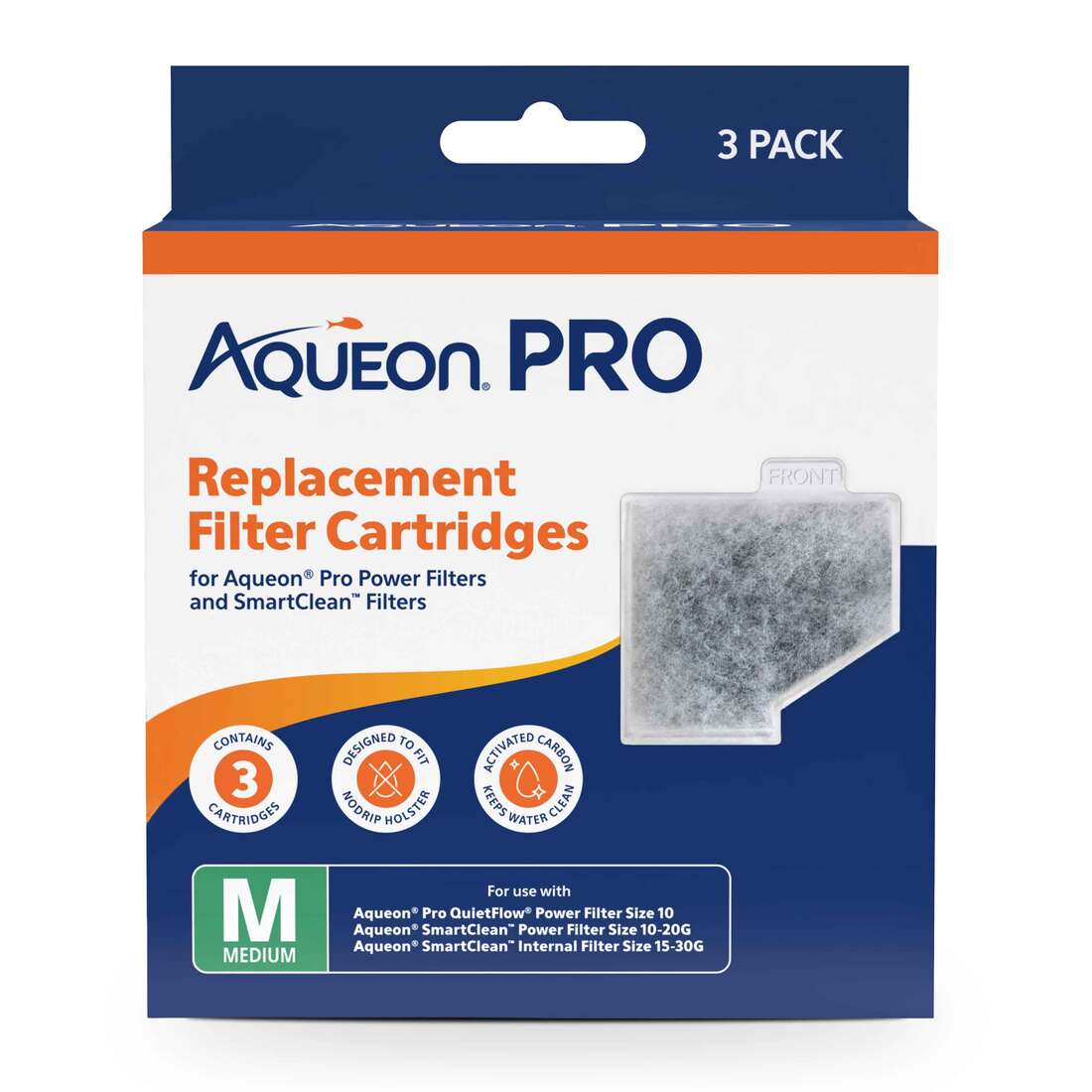 Aqueon Pro SmartClean Filter Cartridge Medium 3pk
