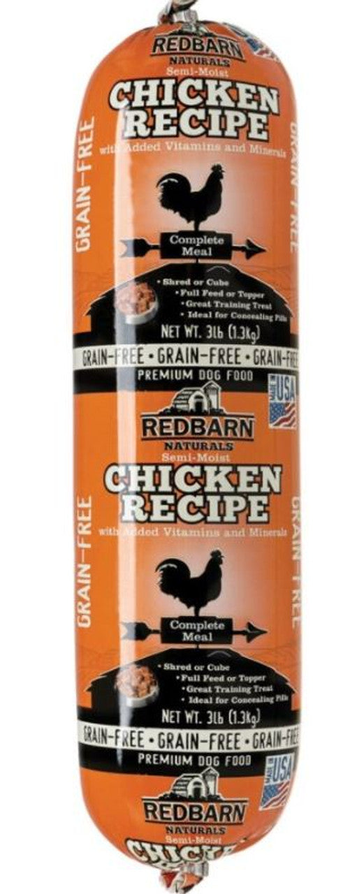 RedBarn Naturals Grain Free Chicken Rolled Dog Food 3lb