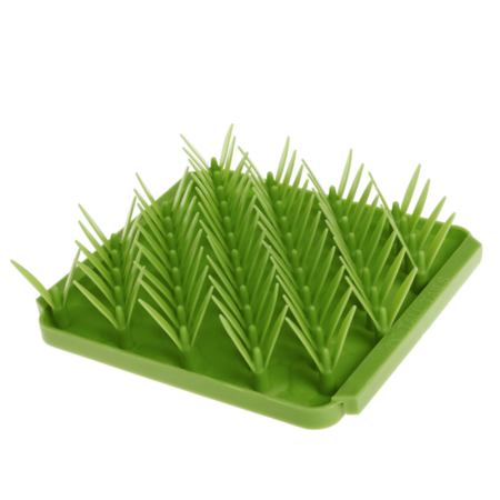 Tall Tails Forage Mat Silicone Grass 8.5" Green