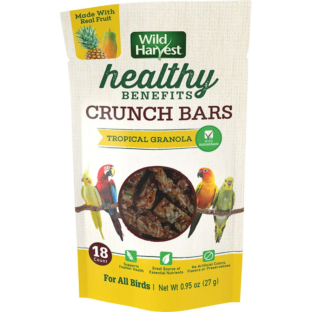 Wild Harvest Crunch Bars Bird Treat, 18ct