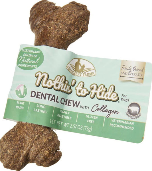 Fieldcrest Farms Nothin' To Hide Dental Dog Chew Beef 5in Single