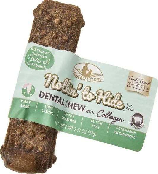 Fieldcrest Farms Nothin' To Hide Dental Dog Chew Wave 5in Single