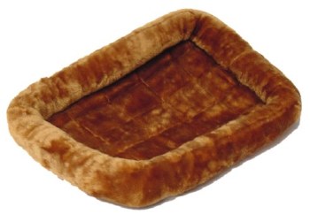 Midwest Quiet Time Bolstered Bed Cinnamon 22 x 13in