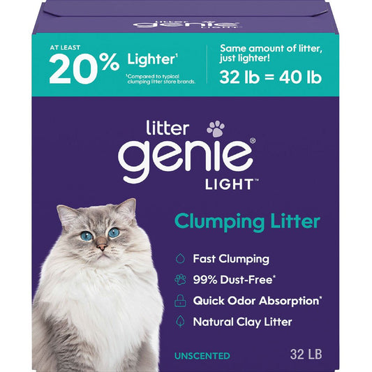 Litter Genie Light Clumping Clay Litter 32lb