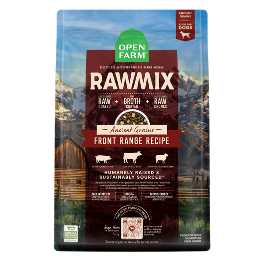 Open Farm Rawmix Front Range Ancient Grain Kibble For Dogs 3.5lb Bag