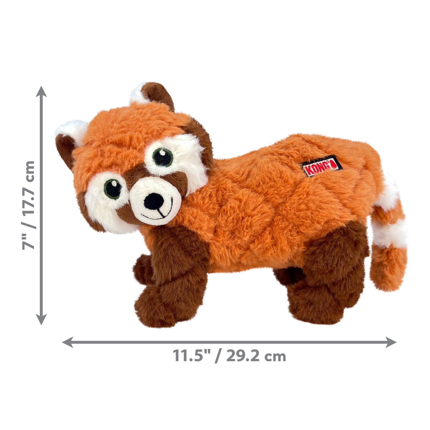 Kong Dog Toy Scampers Red Panda Medium