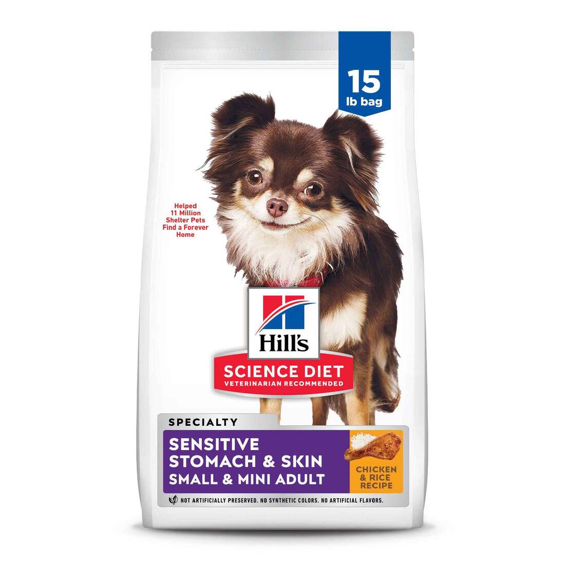 Hill's Science Diet Sensitive Stomach & Skin Small & Mini Adult Dog Food 15lb