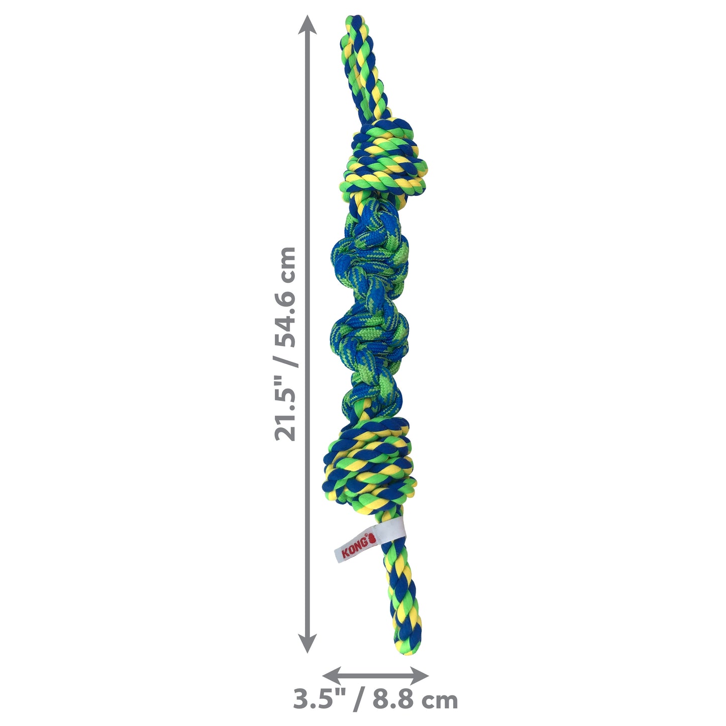 Kong Dog Toy Rope Bunji Large Assorted