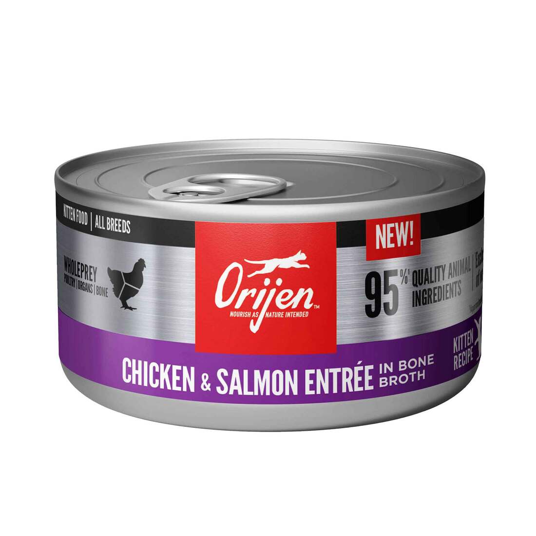 Orijen Chicken & Salmon Entrée Wet Kitten Food 3oz