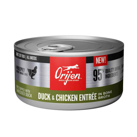 Orijen Wet Cat Food Duck and Chicken Entree in Broth 3oz
