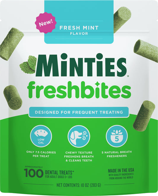 Vetiq Minties Dental Fresh Bites For Dogs 100ct