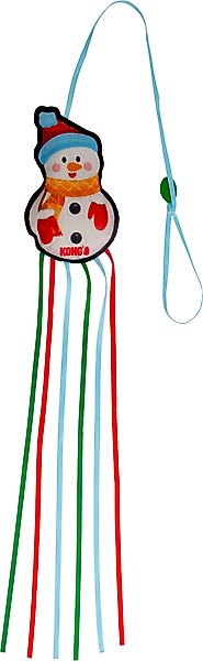 Kong Holiday Cat Toy Teaser Snowman