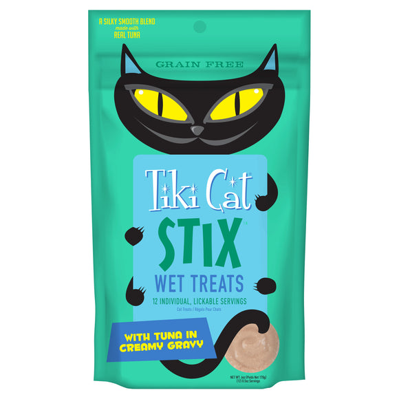 Tiki Cat Stix Wet Cat Treats Tuna 6oz Pouch