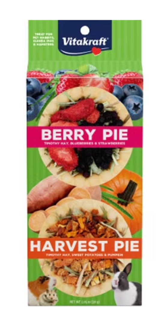 Vitakraft Berry and Harvest Pie Small animal treat 1.5oz