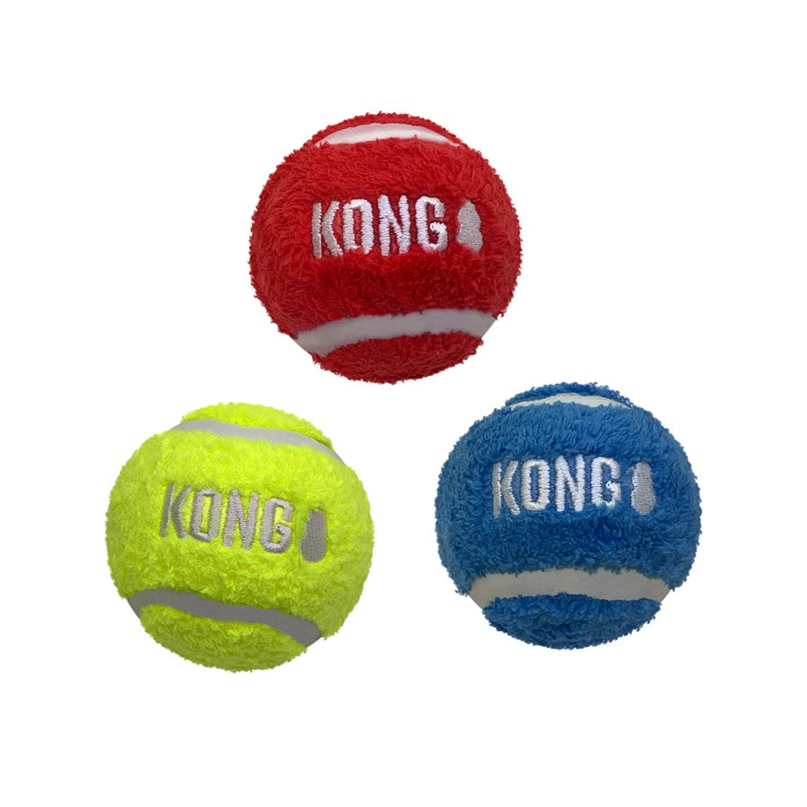 KONG Sport Softies Balls 3-Pack Assorted Medium