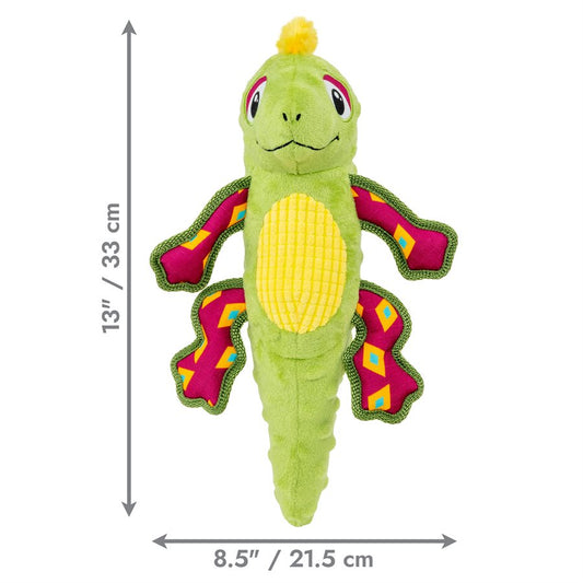 Kong Tropics Rattlez Dog Toy Iguana Medium