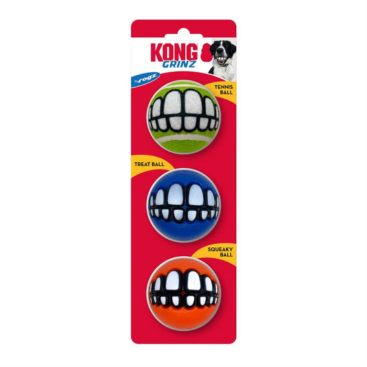 KONG Grinz by Rogz Variety 3-Pack Medium