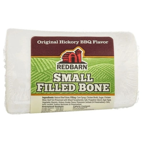 Redbarn Pet Supplies Small Filled Bone Hickory BBQ Flavor