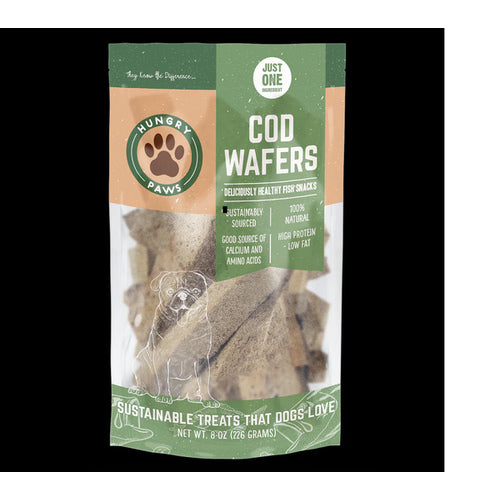 Hungry Paws Cod Fish Wafer Dog Treats 8oz