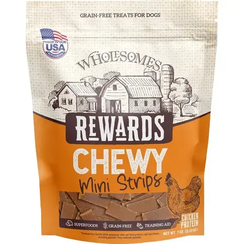 Midwestern Pet Foods Wholesomes Rewards Chewy Sticks Dog Treat Chicken 25 oz