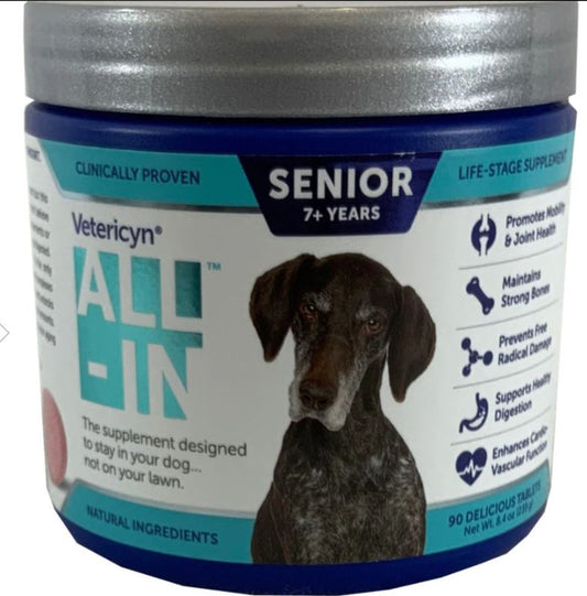 Vetericyn All-In-1 Senior Dog Supplement, 90ct