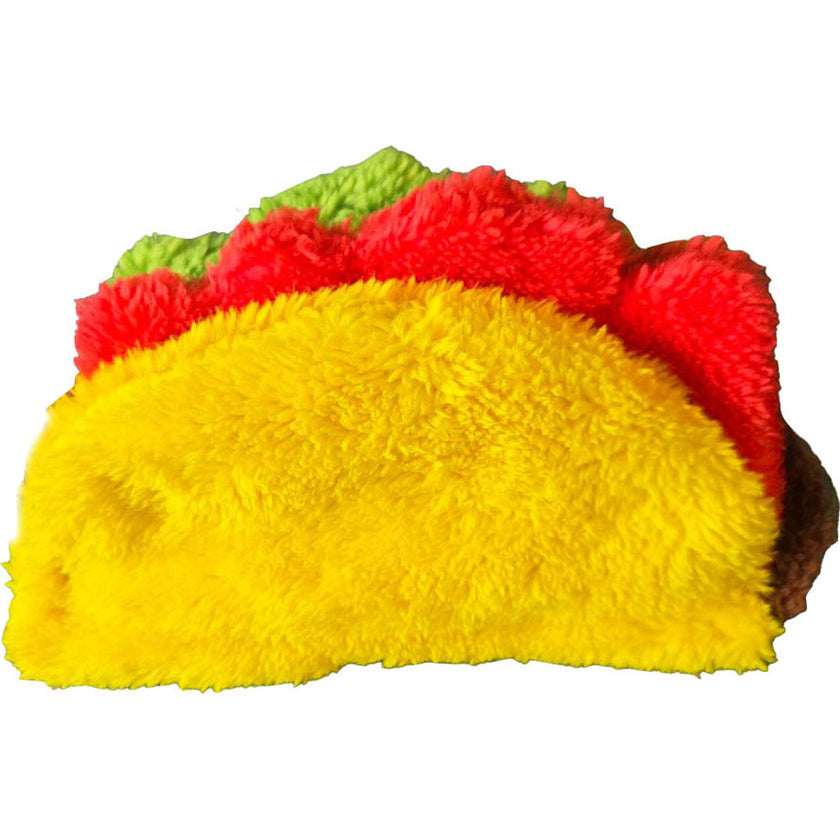 Cycle Dog DuraPlush Taco Snuffle Dog Toy Medium Yellow