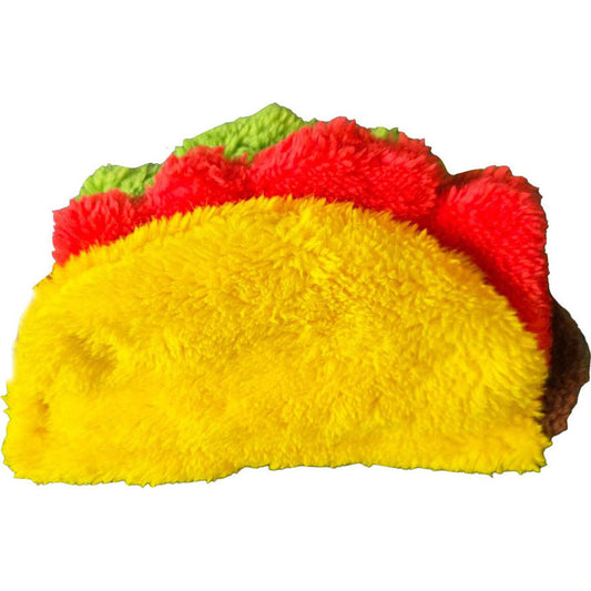Cycle Dog DuraPlush Taco Snuffle Dog Toy Medium Yellow