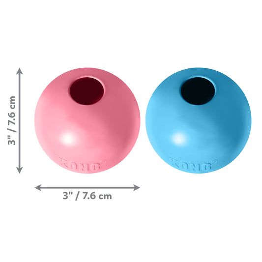 Kong Dog Toy KONG Puppy Ball w/Hole Large Assorted